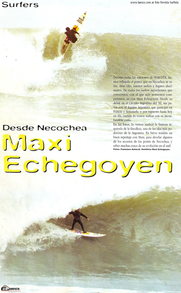 Maximiliano Echegoyen Surfista Necochense